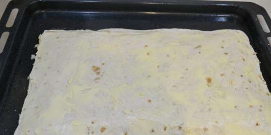 Pastel de queso lavash