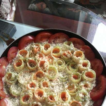 Rollos de cazuela de verduras