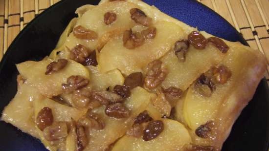 Tart Taten con banane e datteri