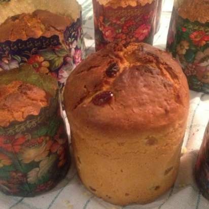 Kulich con Myasoedovskaya al forno (master class)