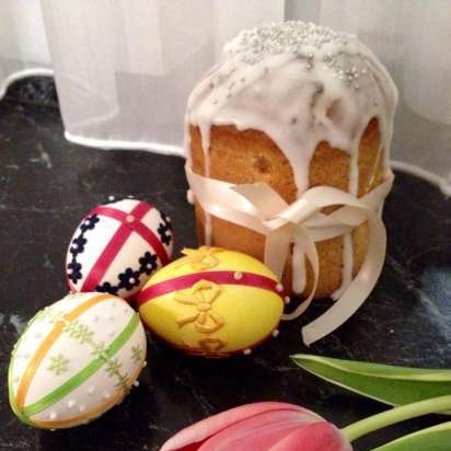 Kulich con Myasoedovskaya en el horno (clase magistral)