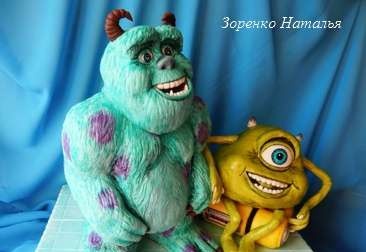 كعك على أساس الرسوم المتحركة Monsters، Inc.