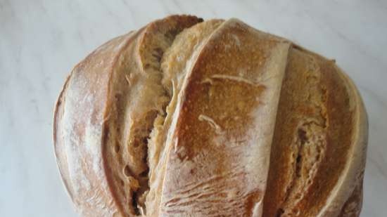 Banayad na tinapay ng serbesa (sourdough)