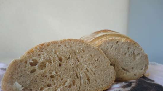 Banayad na tinapay ng serbesa (sourdough)