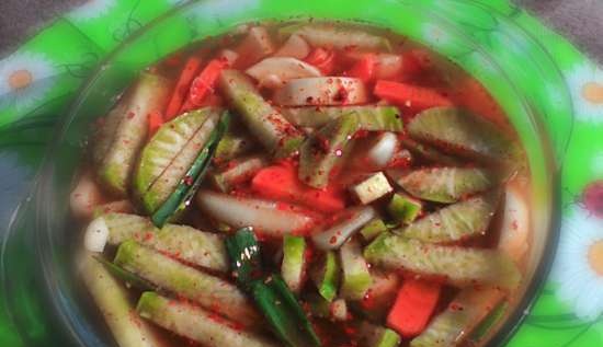 Radish on water or Flour chimchi