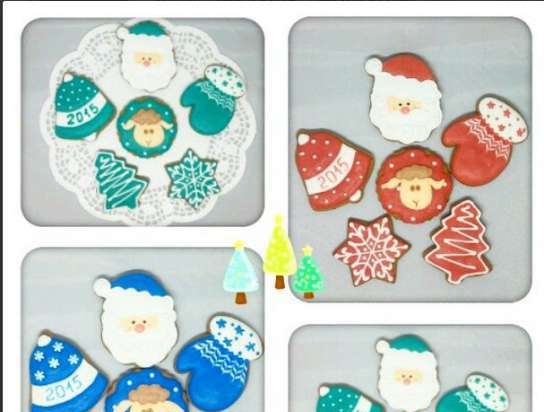 We decorate gingerbread cookies, cookies