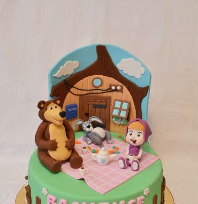 Torte basate sul cartone animato Masha e Orso