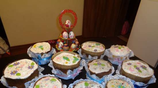 Kulich with Myasoedovskaya in the oven (master class)