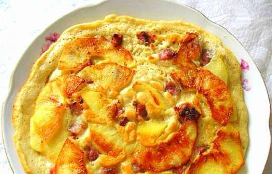 Creps russos amb massa de llevat al forn