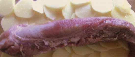 Filet de porc en patates (fumador marca 6060)