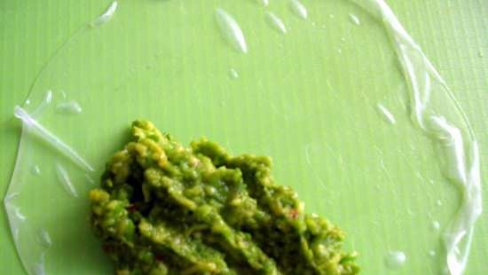 Guacamole in carta di riso