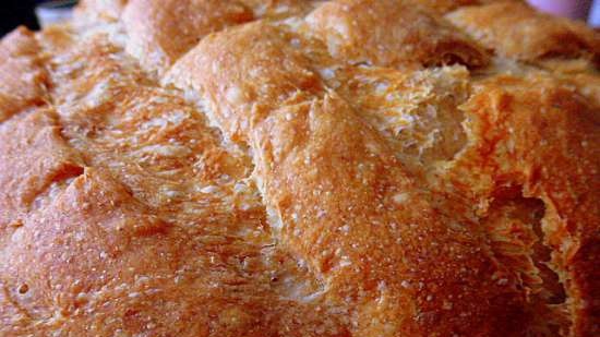 Pane di grano con farina di grano saraceno verde