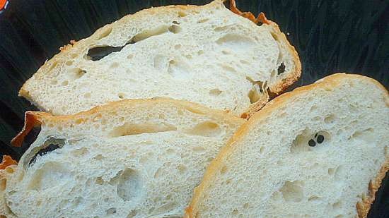 Roman ciabatta in Brand 6050 pressure cooker