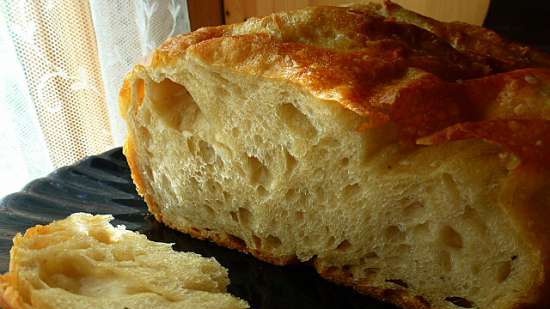 Roman ciabatta in Brand 6050 pressure cooker