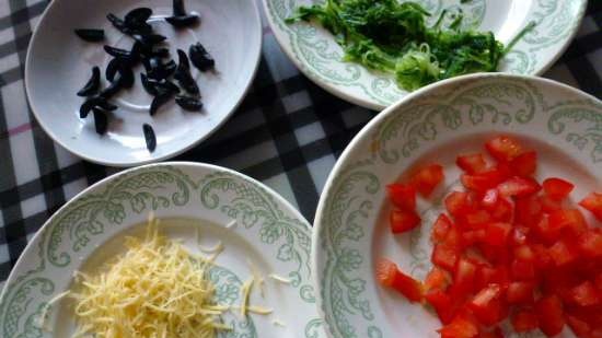 Ensalada de rodajas de sandía