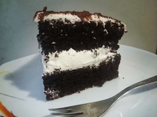 Chocolate chiffon cake