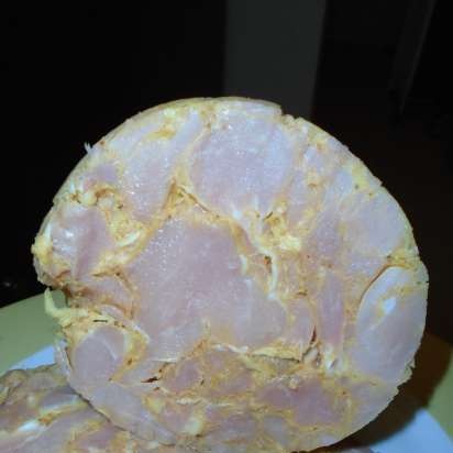 Homemade ham na walang baboy (lutuin sa Pakat)