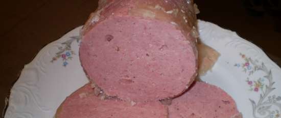 Homemade ham na walang baboy (lutuin sa Pakat)