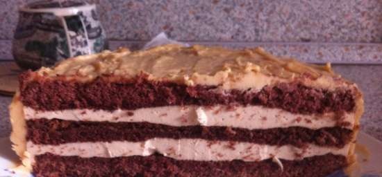 Moroccan cake with coffee