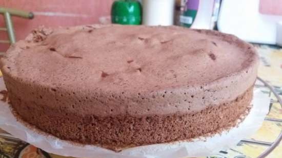 Téli cseresznye torta (fekete erdő mousse)