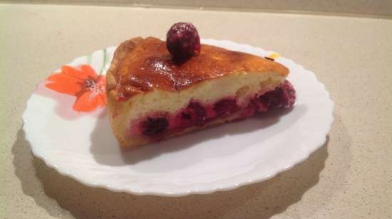 Cagliata panna acida con frutti di bosco