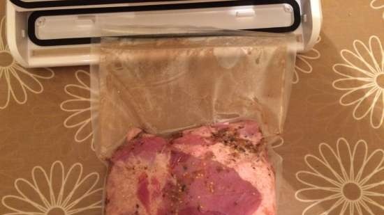 Espatlla de porc sous vide (Steba SV 2)