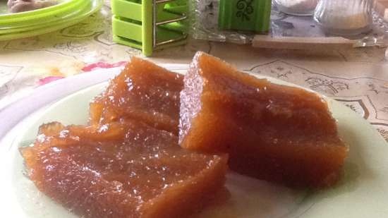 Apple slab marmalade