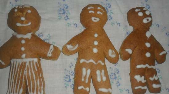 Pinalamutian namin ang cookies ng gingerbread, cookies