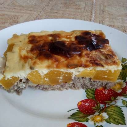 Tortino di cuore di maiale e cavolfiore con ripieno di ricotta