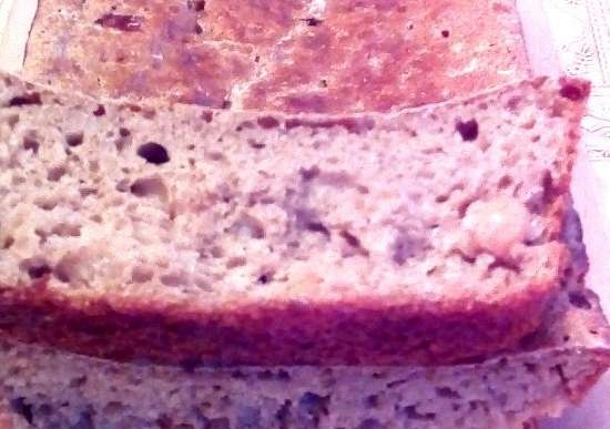 Pane integrale all'uvetta con lievito naturale al kefir