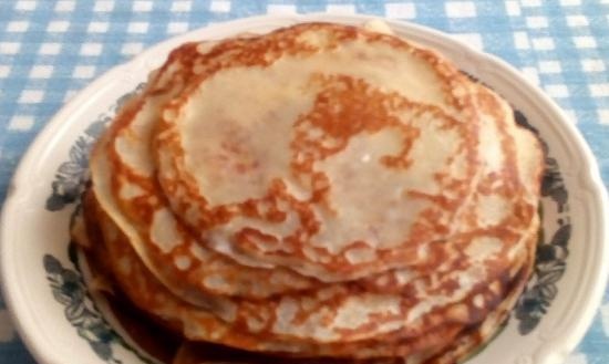 Vla pannenkoeken met kefir