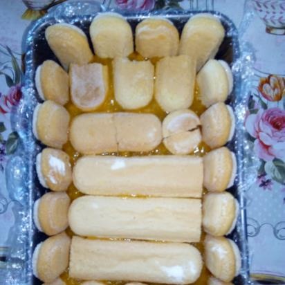 Savoyardi dessert cake (walang lutong)