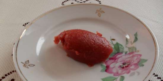 Diet strawberry jam (bersyon ng taglamig)