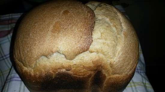 Pan de trigo con masa madre de centeno