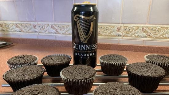 Guinness Chocolate Cupcakes (Nigela Lawson's Chocolate Guinness Cake)