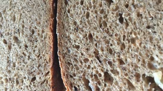 Pane di segale e grano con cipolle (basato sulla ricetta New York Deli Rye di P. Reinhart)