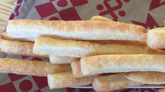 Cheese sticks with cumin