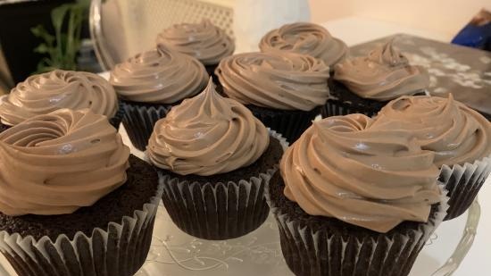 Guinness Chocolate Cupcakes (Nigela Lawson's Chocolate Guinness Cake)