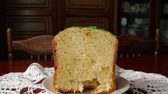 Torta Pokhlebkin e il suo adattamento a una macchina per il pane (master class)