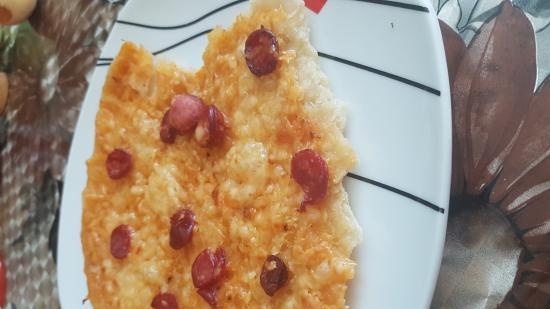 Bột bánh pizza không có men Flammkuchen từ Alsace