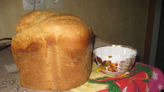 Pan de trigo con masa madre de centeno