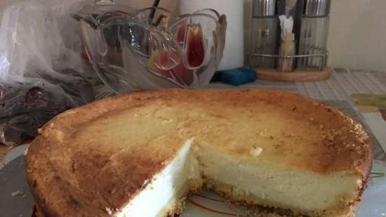 Kaesekuchen aus Bayern - sajttorta Bajorországból