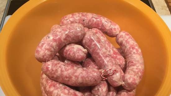 Sausage at home