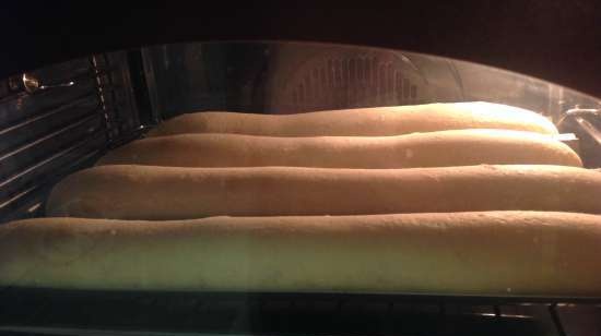 Baguettes americanas sin mezclar (2,5 horas)