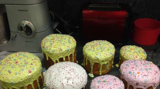 Kulich with Myasoedovskaya in the oven (master class)