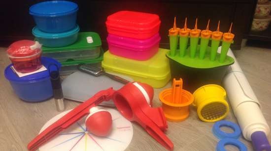 Plastic dishes Tupperware - reviews