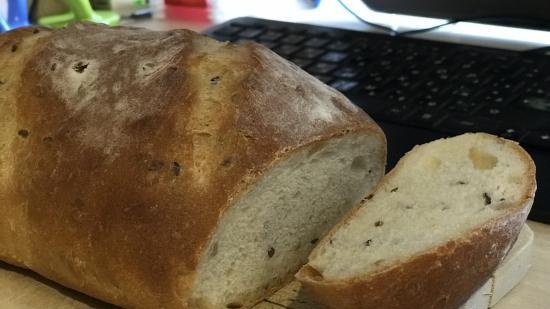 Pane lievitato con semolino e latticello