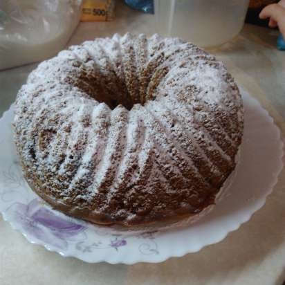 Muffin de manzana y café