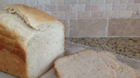 Pane di frumento con lievito di cetriolo in una macchina per il pane Panasonic