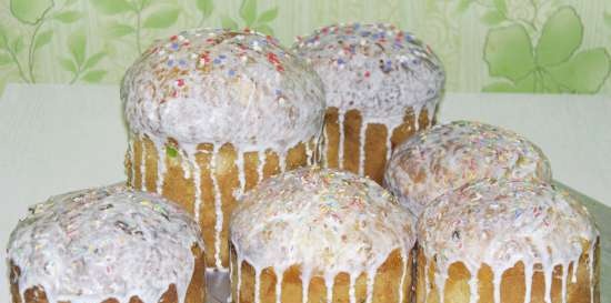 Kulich Tenderness on leaven without yeast